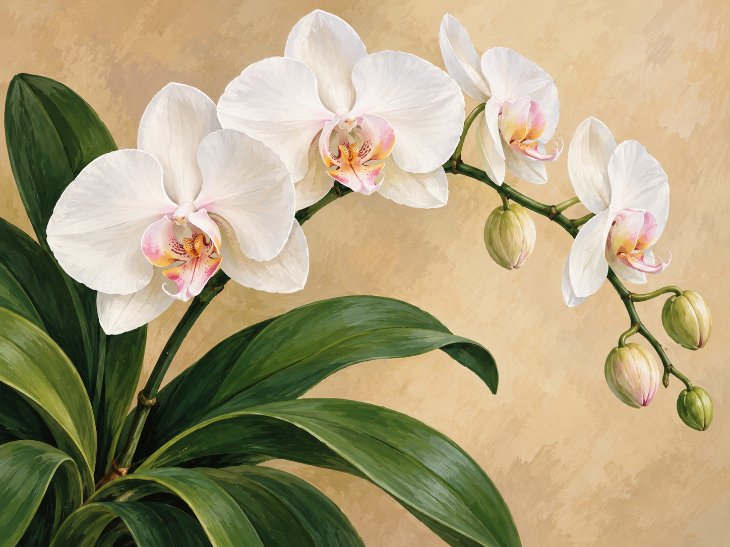 Fehér orchidea